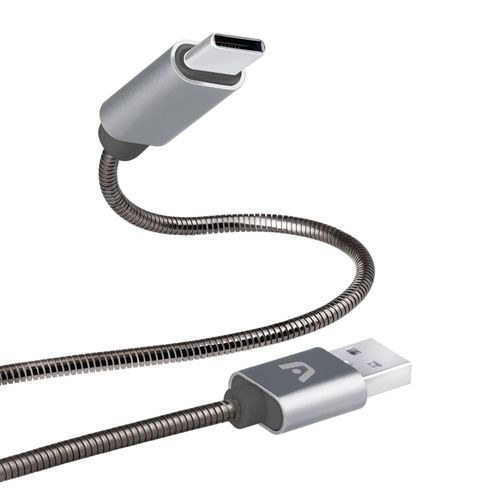 Cable Argom Tipo C a USB Metal Trenzado-1 metro