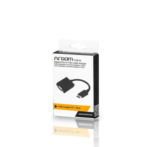 Adaptador de Cable Argom Displayport a VGA