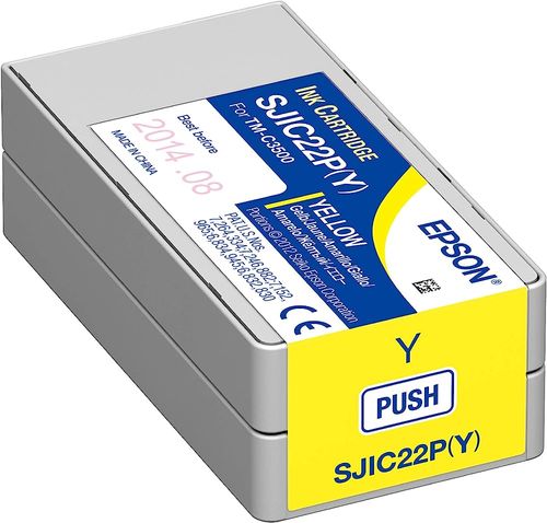 Cartucho Epson de tinta Amarillo para TM-C3500