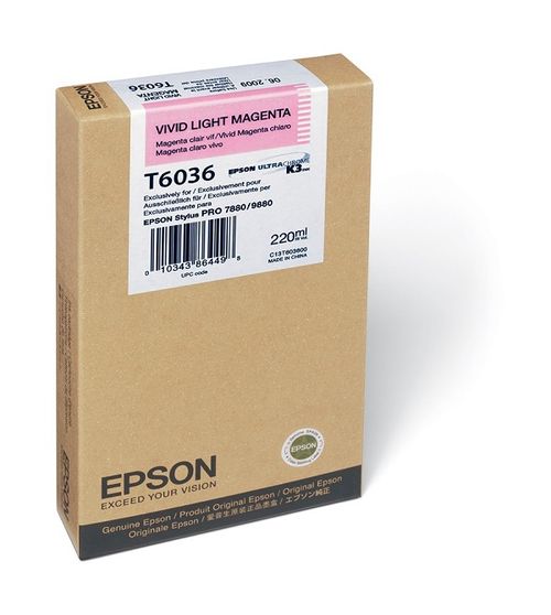 Cartucho EPSON magenta claro vivo 220ML