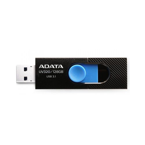 Memoria USB ADATA UV320 3.2 128GB Negro con Azul