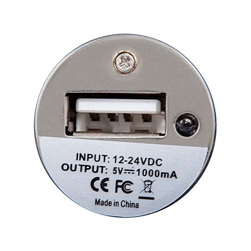 Cargador de Automovil Argom USB 1A Negro