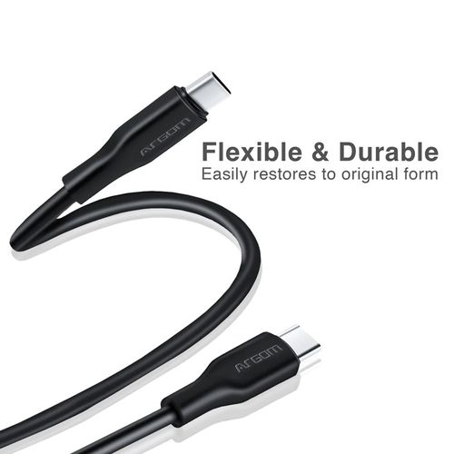 Cable de Silicona Argom Tipo C a Tipo C - 65W