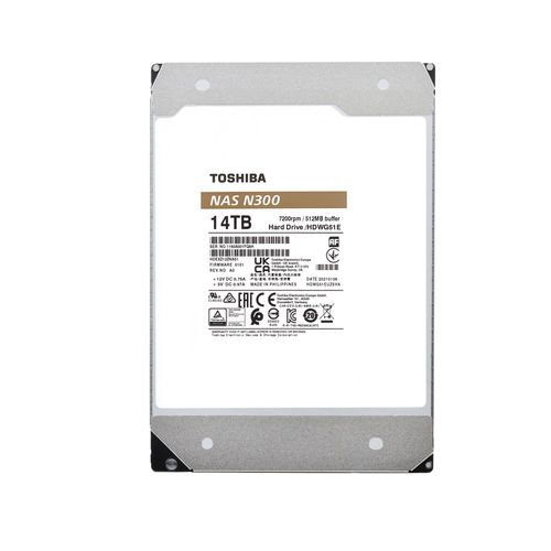 Disco Duro Interno Toshiba® N300  de Rendimiento , 14TB
