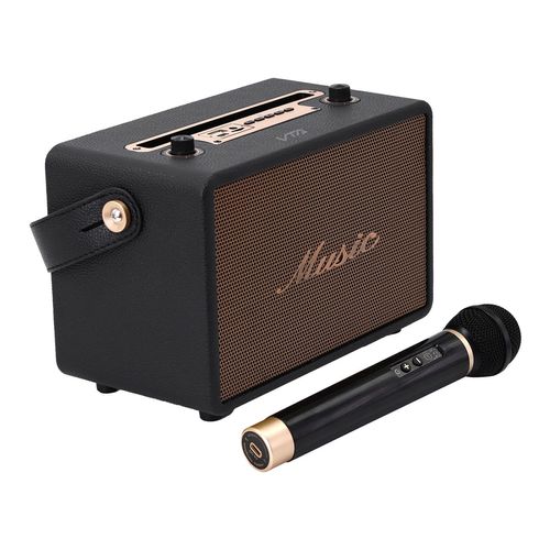 Parlante VTA 82933 Retro con Microfono Inal. 25W