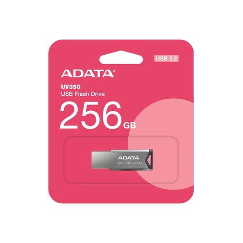 Memoria USB Adata UV350 3.2 256GB Metálica