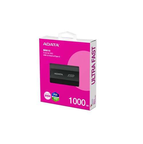 Unidad SSD Externa Adata SD810 1TB USB 3.2 Tipo C