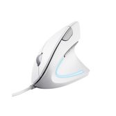 Mouse Trust Verto ergonómico Vertical blanco