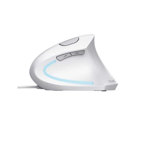 Mouse Trust Verto ergonómico Vertical blanco