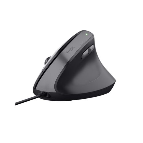 Mouse Trust ergonómico Bayo II - Negro