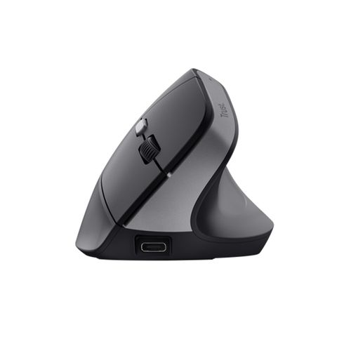 Mouse Trust inalámbrico ergonómico Bayo II - Negro
