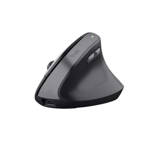 Mouse Trust inalámbrico ergonómico Bayo II - Negro