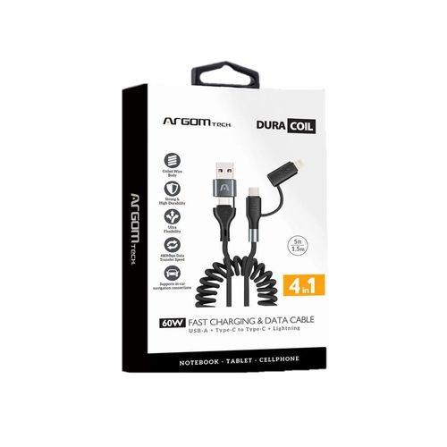 Cable Argom 4 en 1 carga rápida