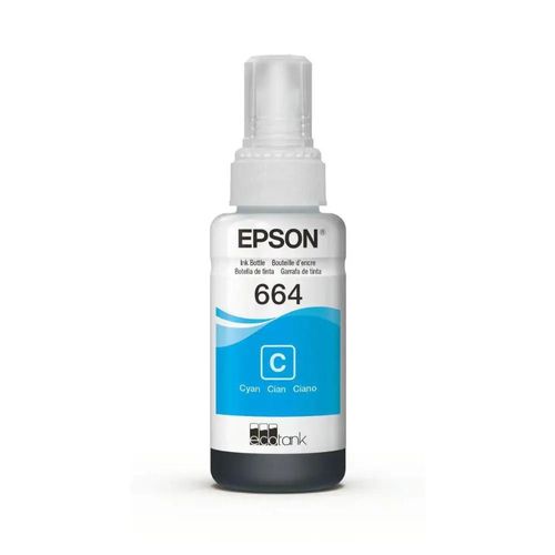Botella de tinta Epson T664220-AL Cian